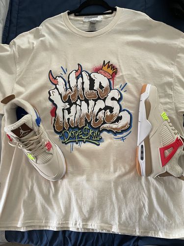 Customer photo review of Wild Things Unisex Shirt Match Jordan 4 Wild Things - Nude Tshirt