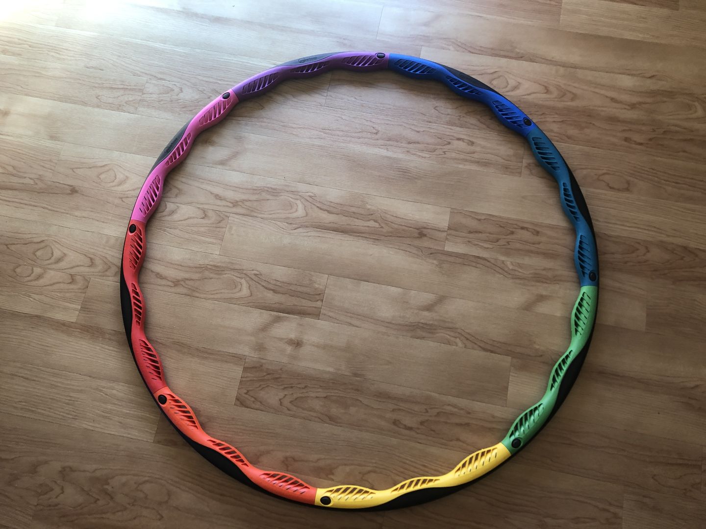 Customer photo review of Powerhoop Deluxe Weighted Hula Hoop 1.9kg