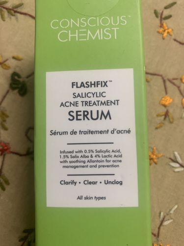 Customer photo review of 2% Salicylic Acid Serum | Acne Treatment | 0.5% Zinc PCA & Willow Bark Extract