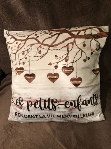 Customer photo review of Mes petits-enfants - Coussin grands-parents
