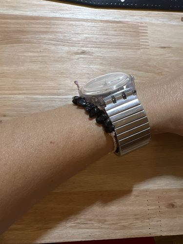Customer photo review of Black Tourmaline Bracelet
