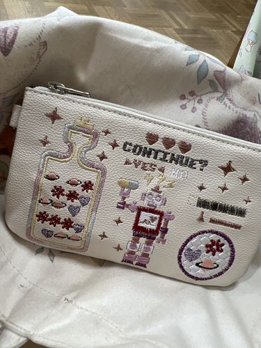 Customer photo review of Big Joy - Embroidered Coin Purse