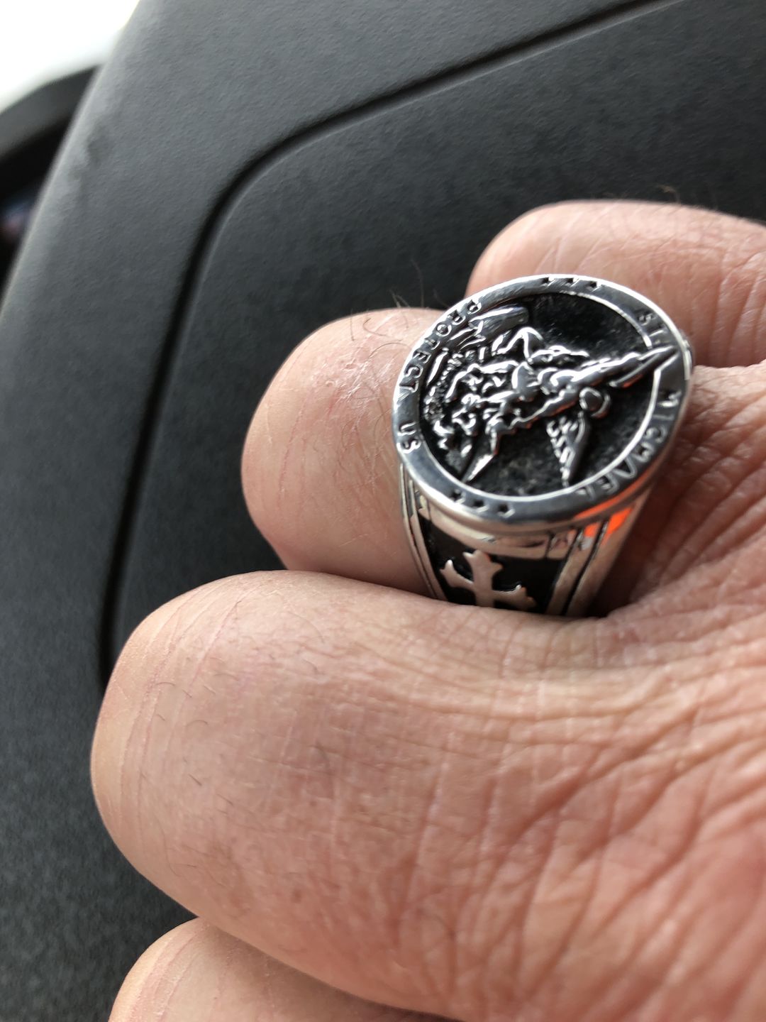 Customer photo review of Bague de l'Archange Michel