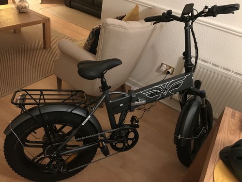 Customer photo review of [ Pre-sale ] Engwe EP-2 Pro 2022 Version 750W Folding Fat Tire Electric Bike 13Ah 35km/h 100km