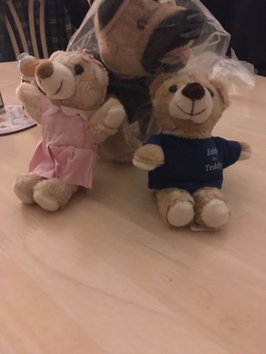 Customer photo review of Peggy The Girl Teddy Keyring