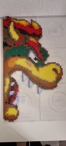 Customer photo review of 3000 Hama Midi Bügelperlen - Teddybärenbraun