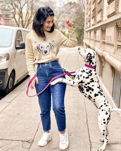 Customer photo review of Full-Body Pet Custom Sweater