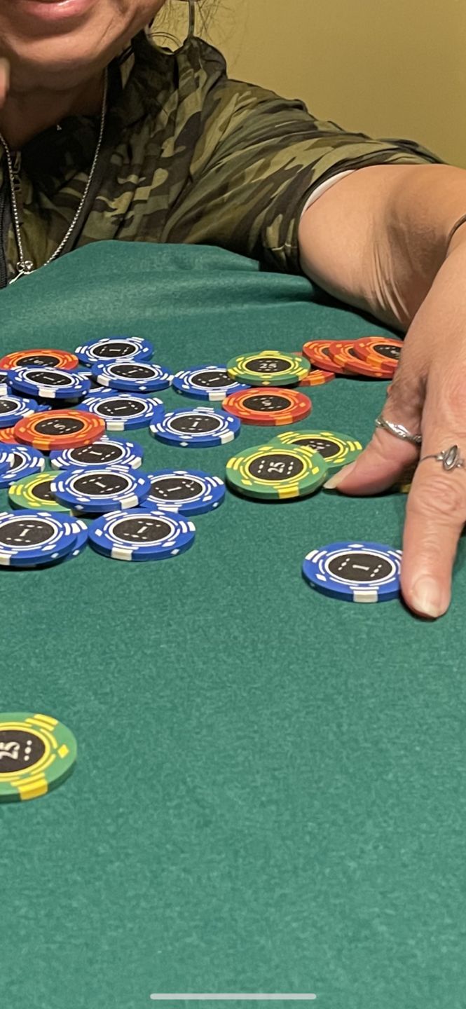 Customer photo review of Poker/Card Table Felt