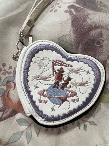 Customer photo review of Heart Shaped Coin Purse