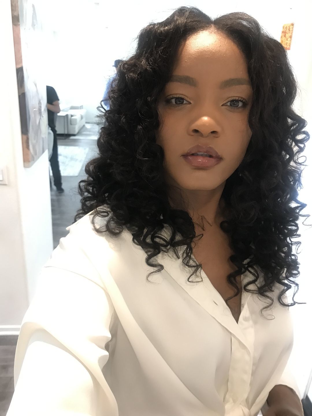Customer photo review of KYM - Thin-Part Wig