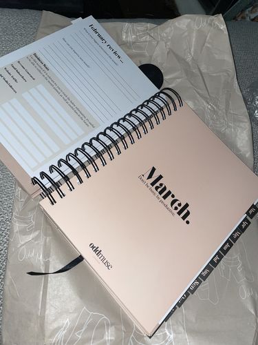 Customer photo review of You Get What You Work For 2022 Planner