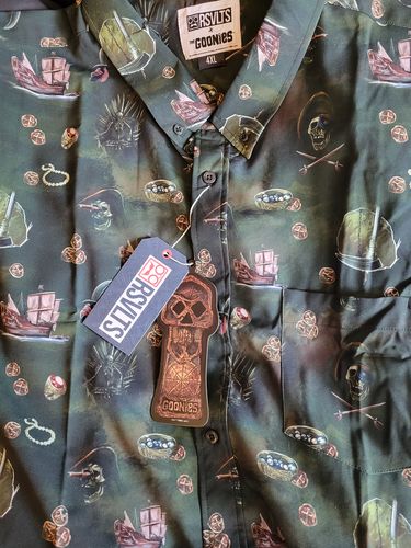 Customer photo review of The Goonies "Ye Intruders Beware" – KUNUFLEX Short Sleeve Shirt