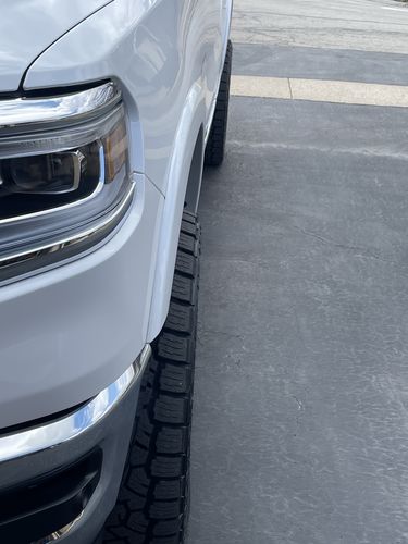 Customer photo review of Wheel Spacers 6X5.5 Hubcentric 1.5 inch for 2019-2023 RAM 1500 Real Forged