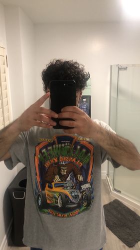 Customer photo review of Firebird Raceway Halloween Classic Racing T Shirt Size Large