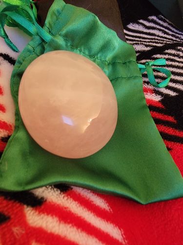 Customer photo review of Rose Quartz Pebble