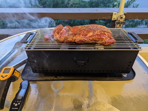 Customer photo review of YAK Hibachi Charcoal Grill