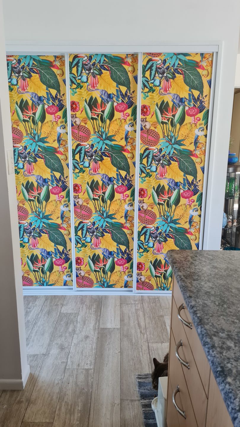 Customer photo review of Reverie - Funky Jungle Wallpaper - Gold