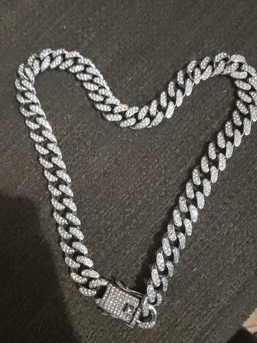 Customer photo review of Collana Ice Cubana - Silver