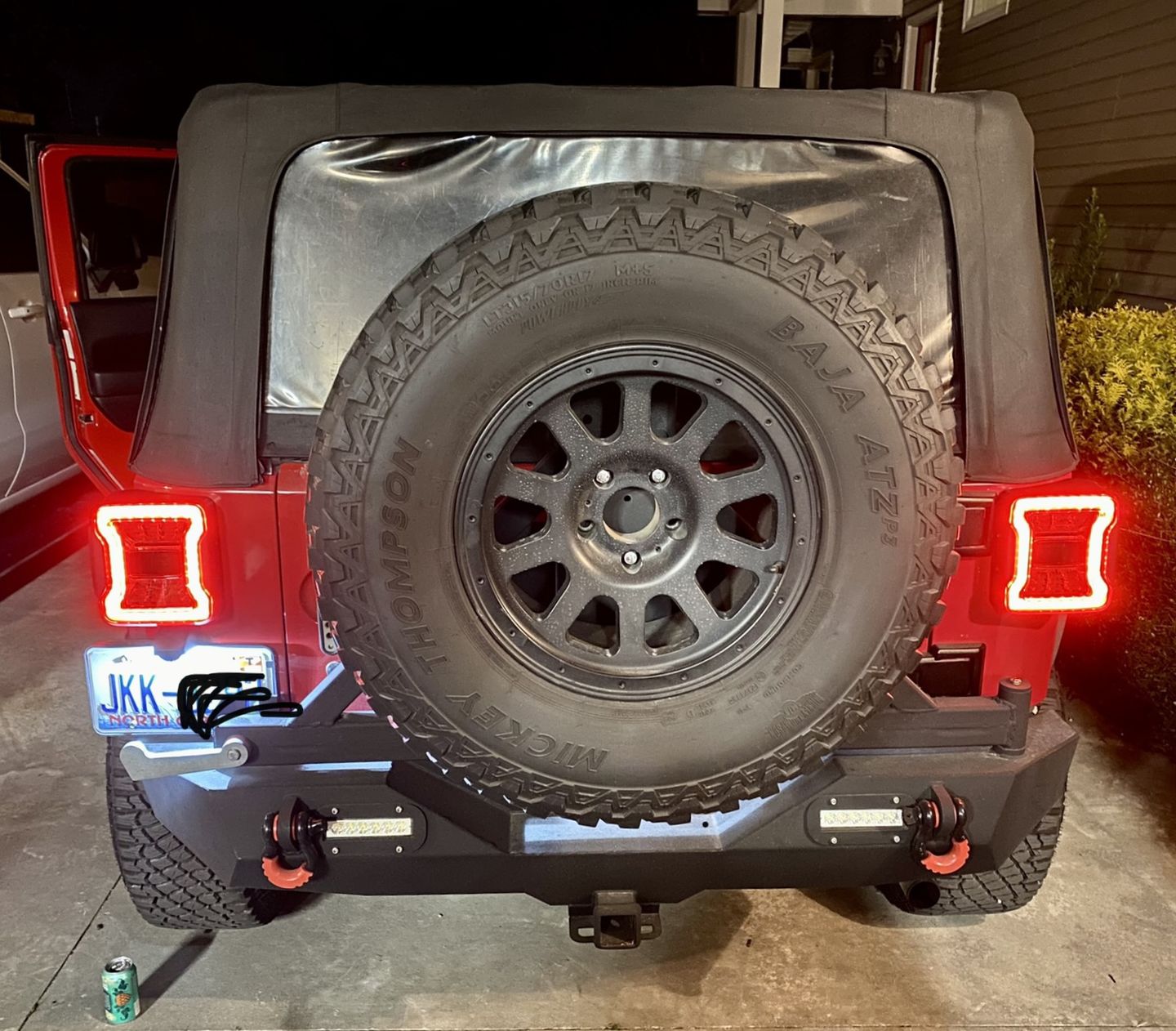 Customer photo review of JK to JL Conversion Tail Lights- BLACK  for 07-18 Wrangler JK/ JKU