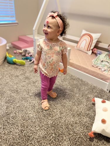 Customer photo review of [Peach] Bow Shoes