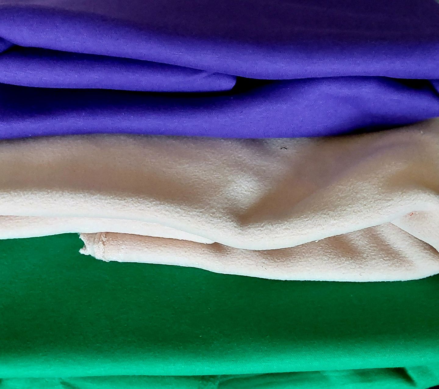 Customer photo review of Plain Fleece/Sweatshirt Remnants