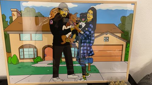 Customer photo review of Poster Premium Personnalisé