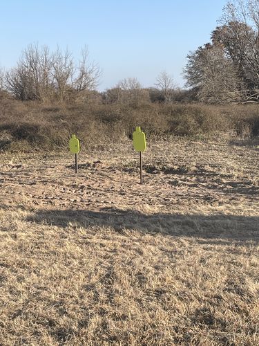 Customer photo review of 12" X 20" X 1/2" AR500 Steel Torso Shooting Target