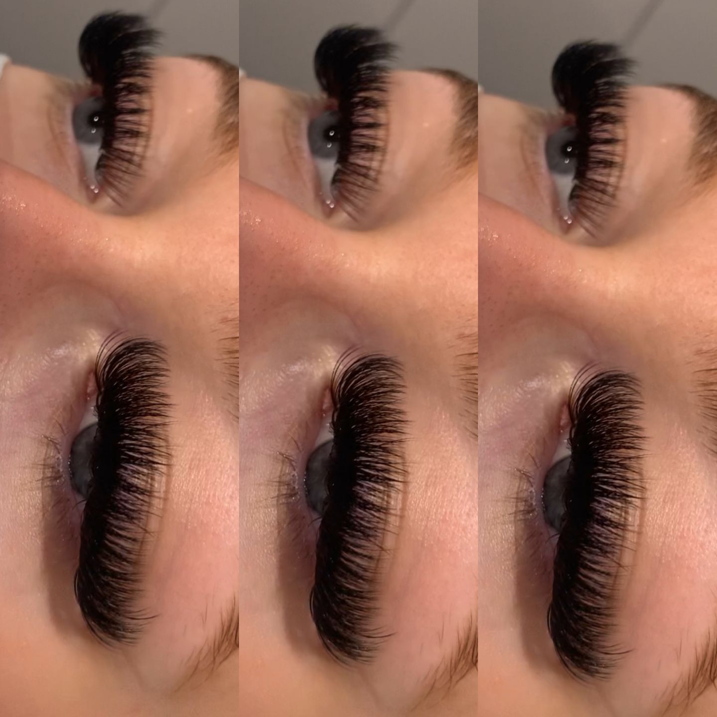 Customer photo review of 0.05 Easy Smart Fan Russian Volume Cashmere Lashes (16 lines)