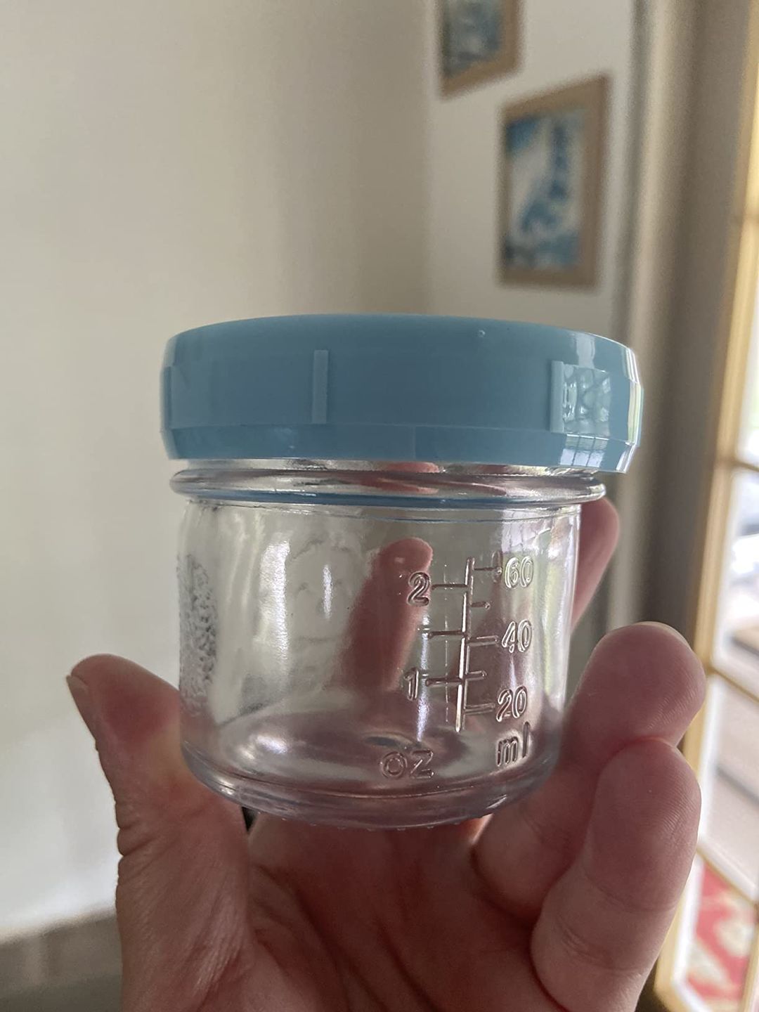 Customer photo review of Prep Jars Baby Food Storage Glass Container