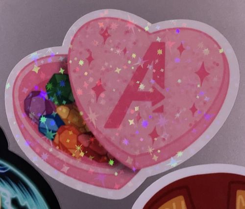 Customer photo review of Infinite Love Gems Holographic Sticker