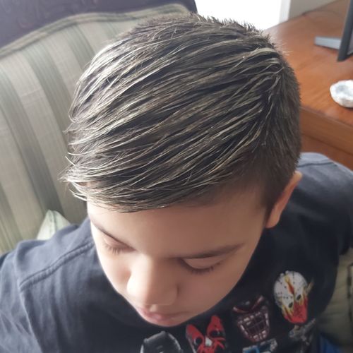 Customer photo review of Hair Color Wax