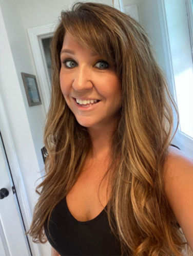 Customer photo review of Classic Clip In Extensions Highlight Color VIRGIN Hair