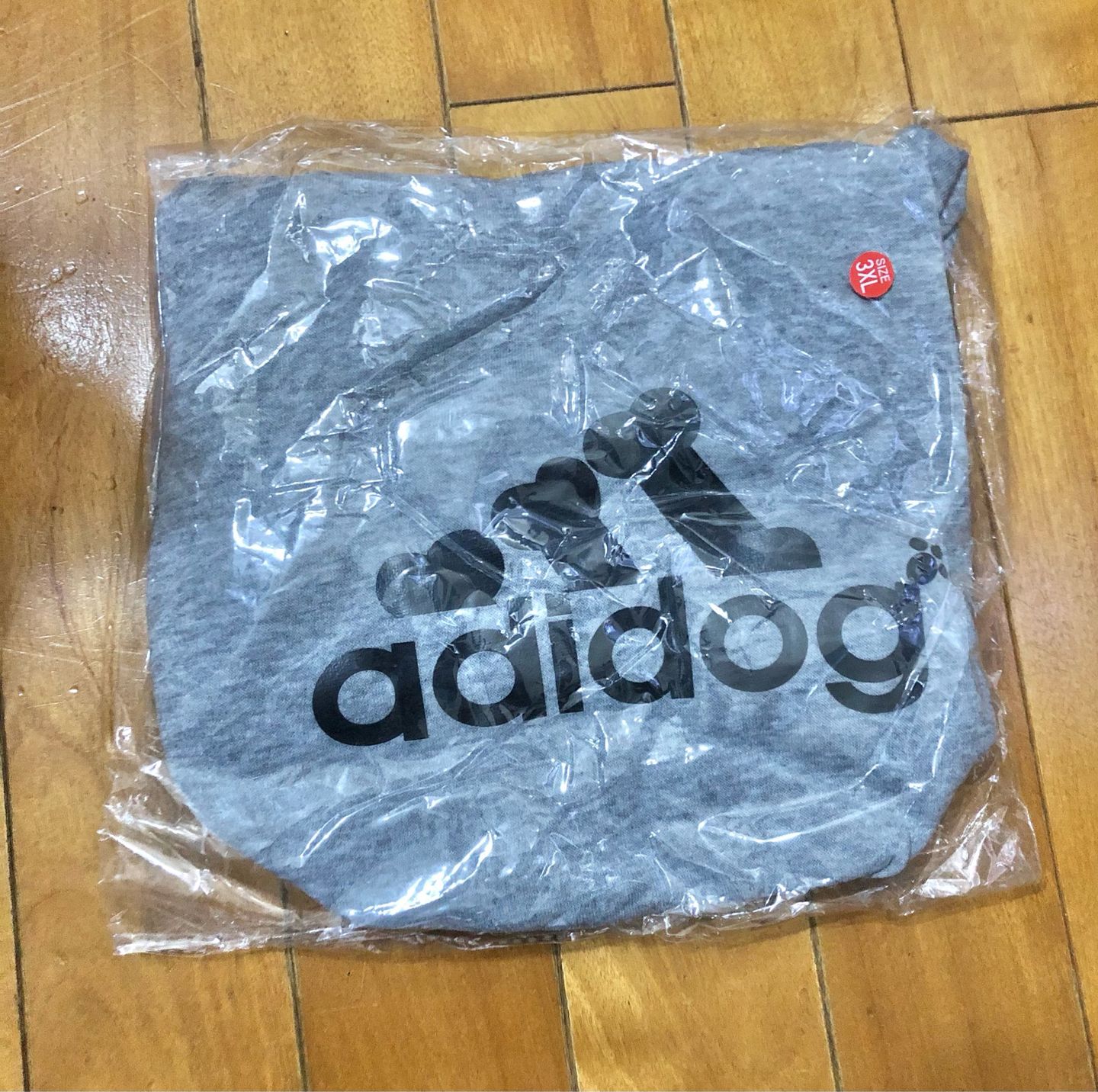 Customer photo review of Felpa "Adidog" Grigia