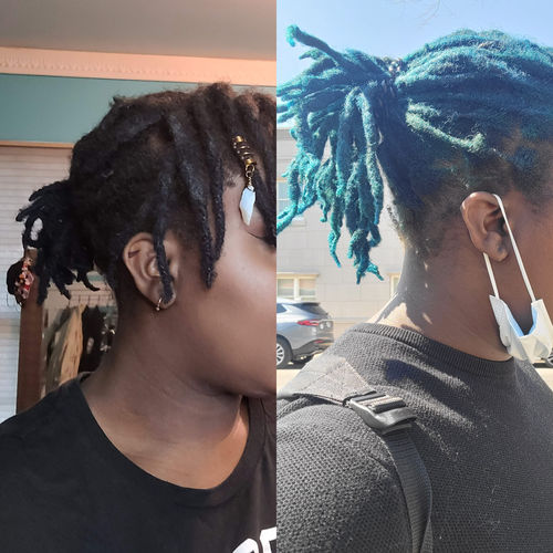 Customer photo review of Hair Growth Serum | 4 oz