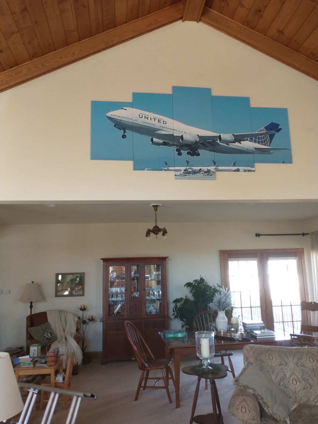 Customer photo review of Design Your Own Custom 5 Panel Canvas Print Wall Art