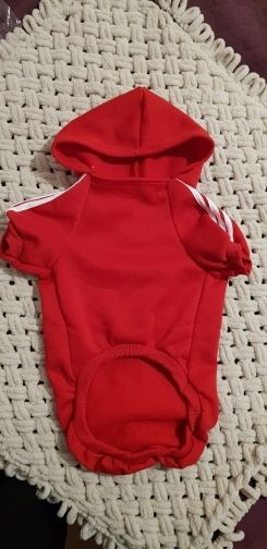 Customer photo review of Felpa "Adidog" Rossa
