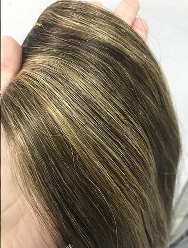 Customer photo review of New Style Genius Wefts Thin and Soft No shedding Ombre Color