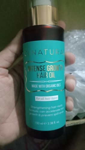 Customer photo review of Intense Growth Hair Oil