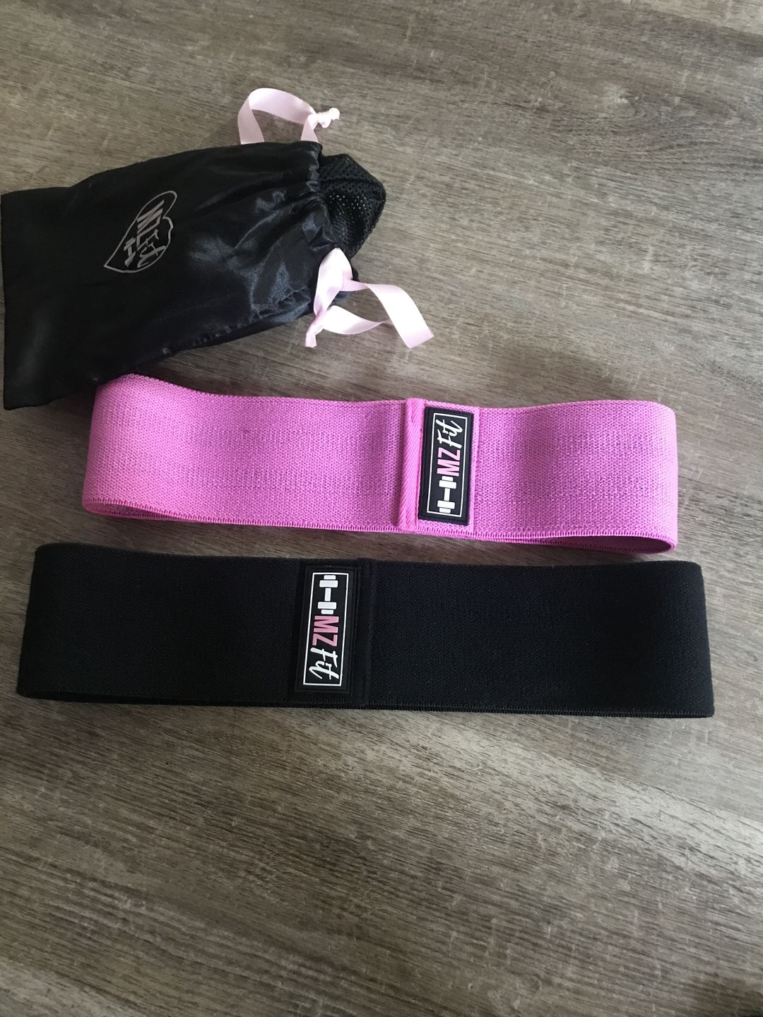 Customer photo review of MZfit Pink Booty Band Pack