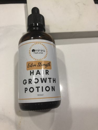 Customer photo review of Hair Growth Potion - Extra Strength