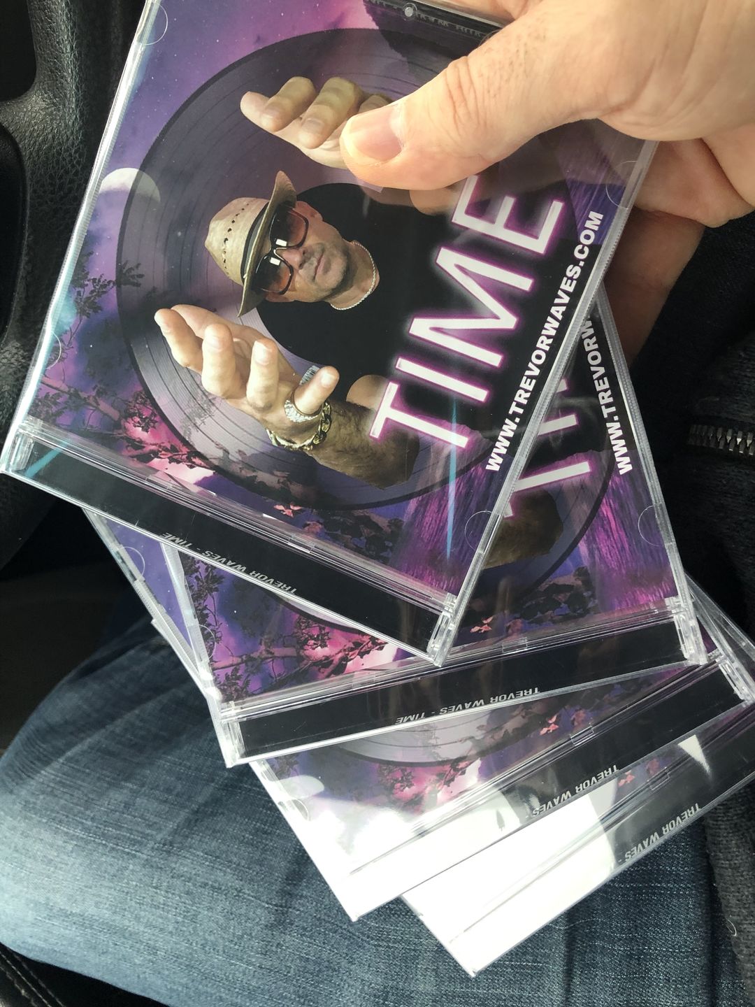 Customer photo review of CD Jewel Cases with 1-Panel Inserts