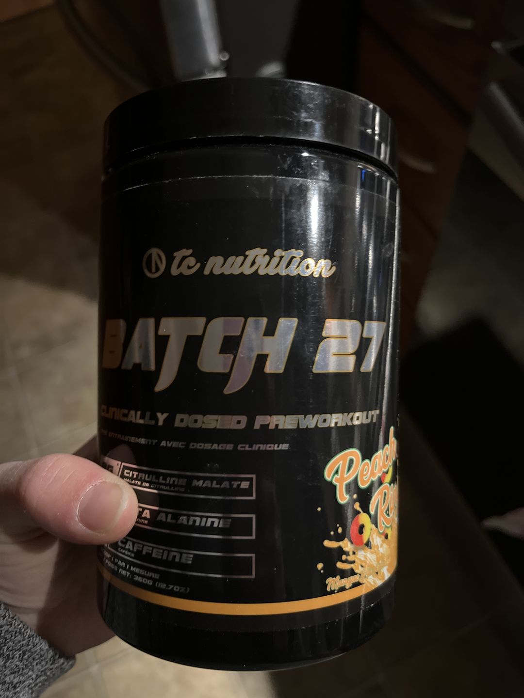 Customer photo review of TC Nutrition - Batch 27 Pre Workout 360g
