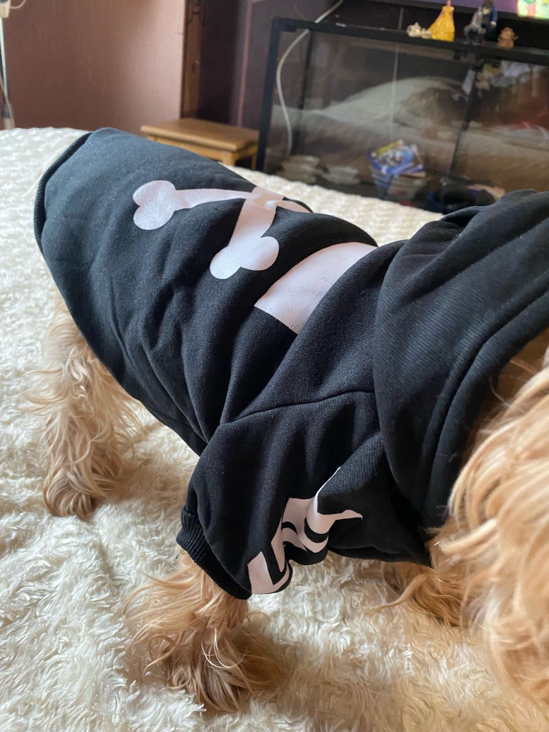 Customer photo review of Felpa "woof" Nera