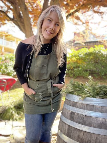 Customer photo review of Olive Green Apron