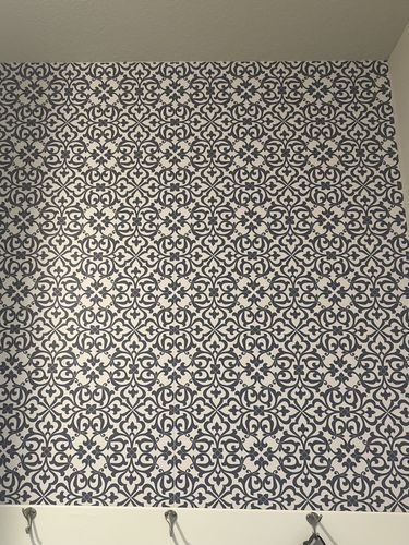 Customer photo review of Removable Wallpaper Scandinavian Wallpaper Temporary Wallpaper Vintage Wallpaper Peel and Stick Wallpaper Wall Paper Boho - A611
