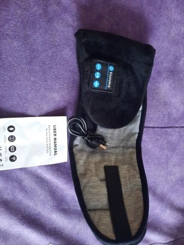 Customer photo review of HexoSleep™ Bluetooth Headset Sleep Mask