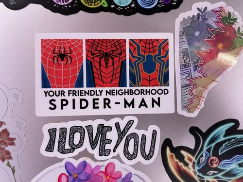 Customer photo review of Generation of Spidey's Sticker