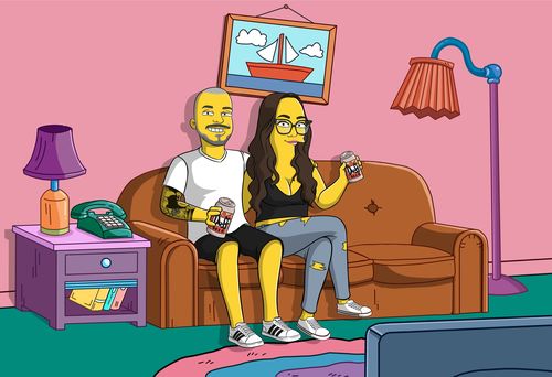 Customer photo review of RETRATO EM ARQUIVO DIGITAL FAMILIA AMARELA