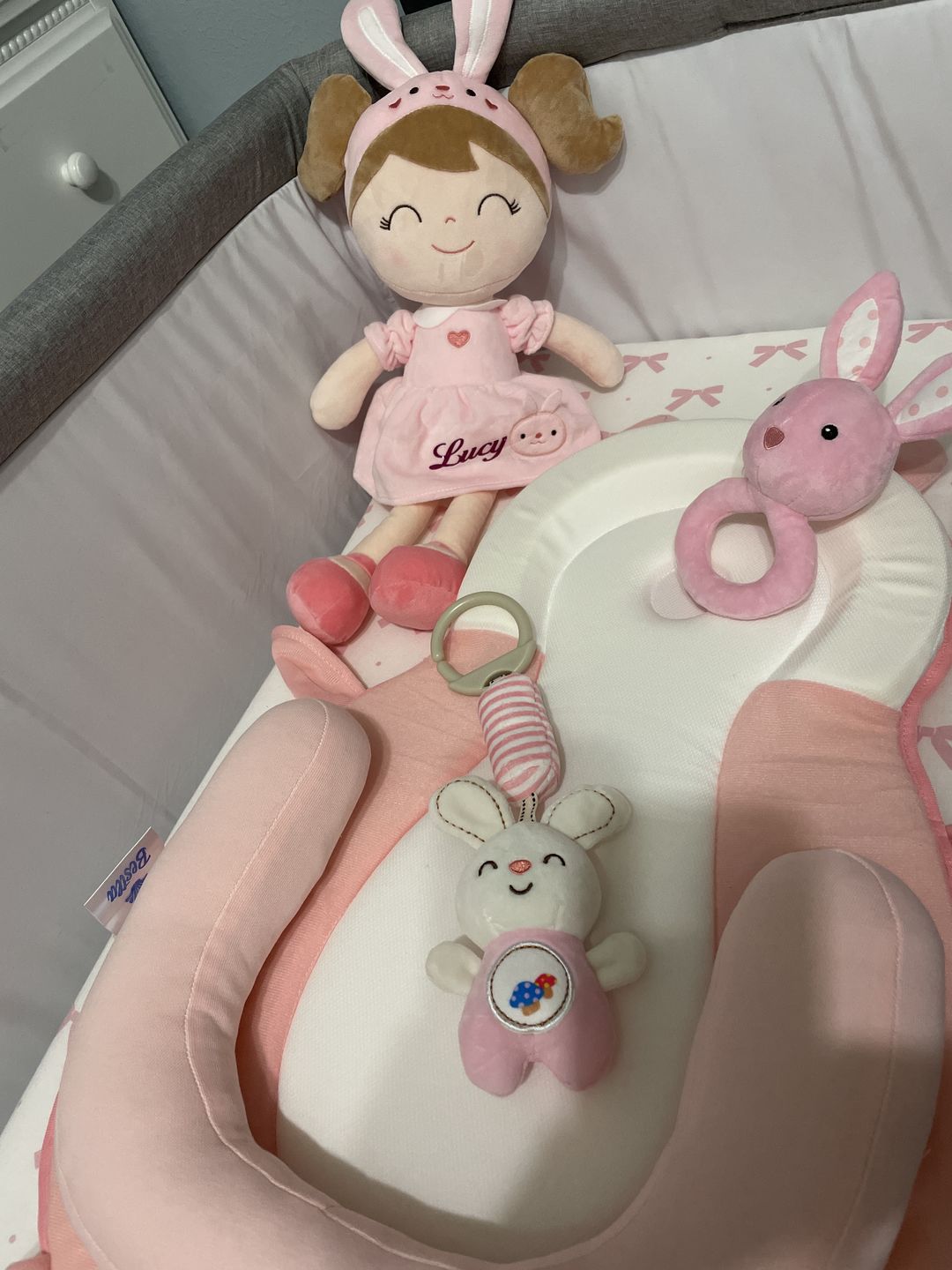 Customer photo review of Leyadoll Baby Hanging Rattle Toy