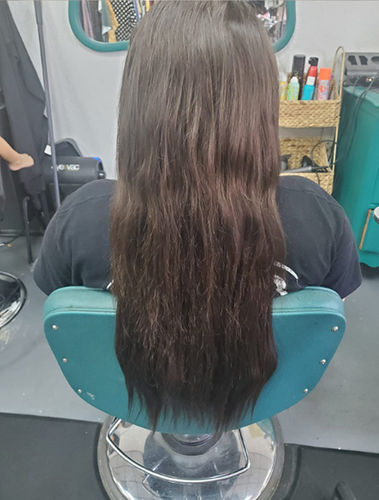 Customer photo review of New Style Genius Wefts Thin and Soft No shedding Brown Color
